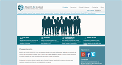 Desktop Screenshot of marchdeluque.com